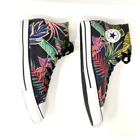 Converse Chuck Taylor All Star HI Unisex Shoes Fuchsia Glow/ Menta/ White - Picture 10 of 13